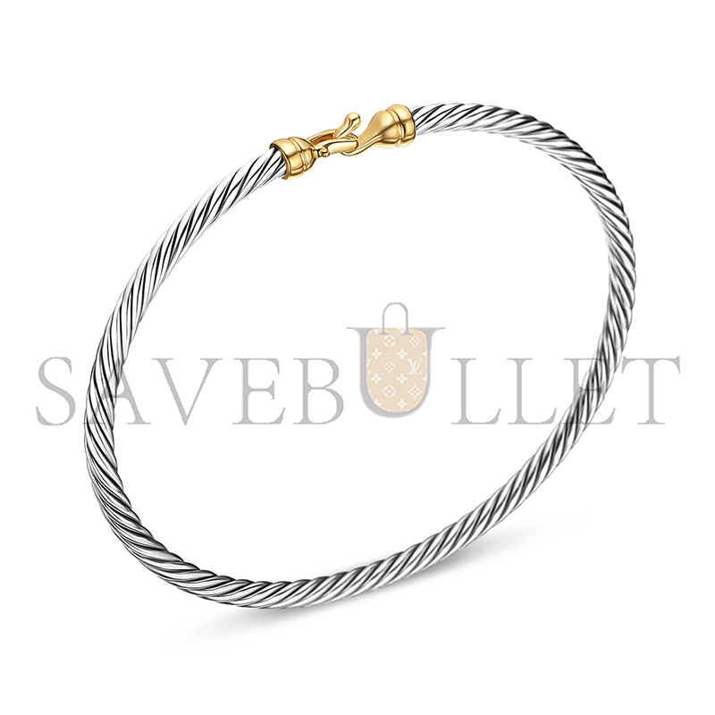 DAVID YURMAN BUCKLE CLASSIC CABLE BRACELET B09543 S8